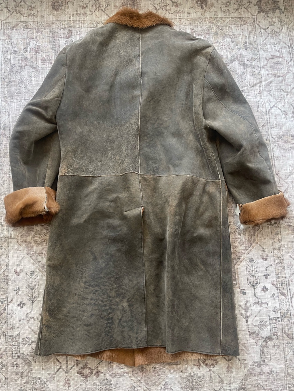 Pal Zileri Natural Leather Fur Coat - Picture 10 of 14